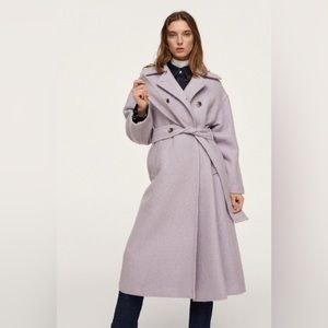 Mango Woolen Long Coat